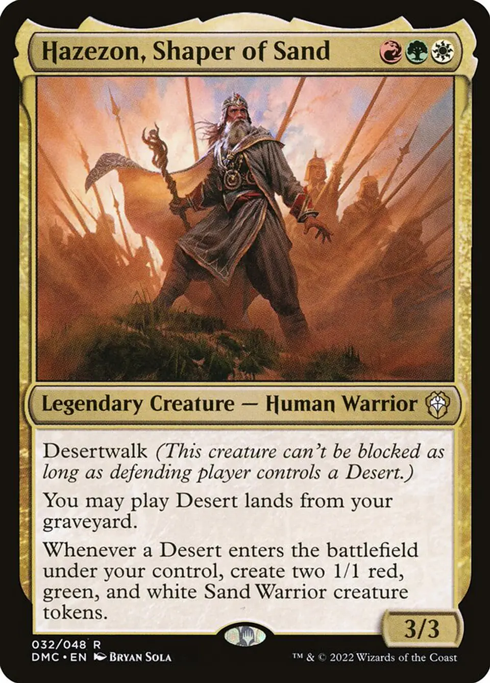 Hazezon, Shaper of Sand 1