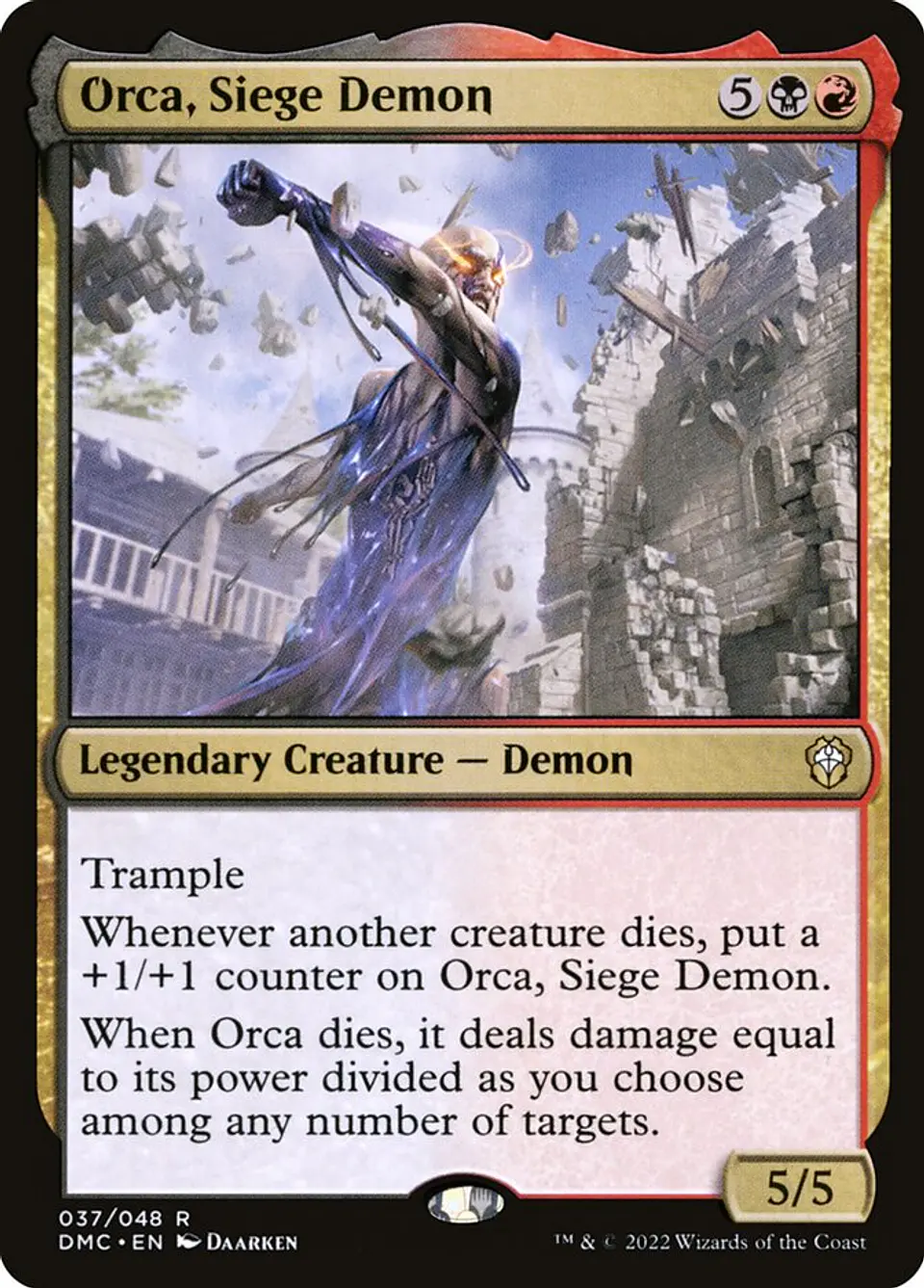 Orca, Siege Demon 1