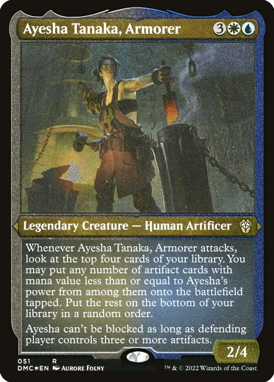 Ayesha Tanaka, Armorer 1