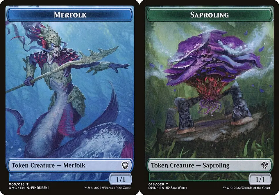 Merfolk // Saproling 1