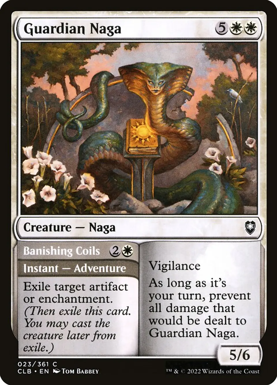 Guardian Naga // Banishing Coils 1