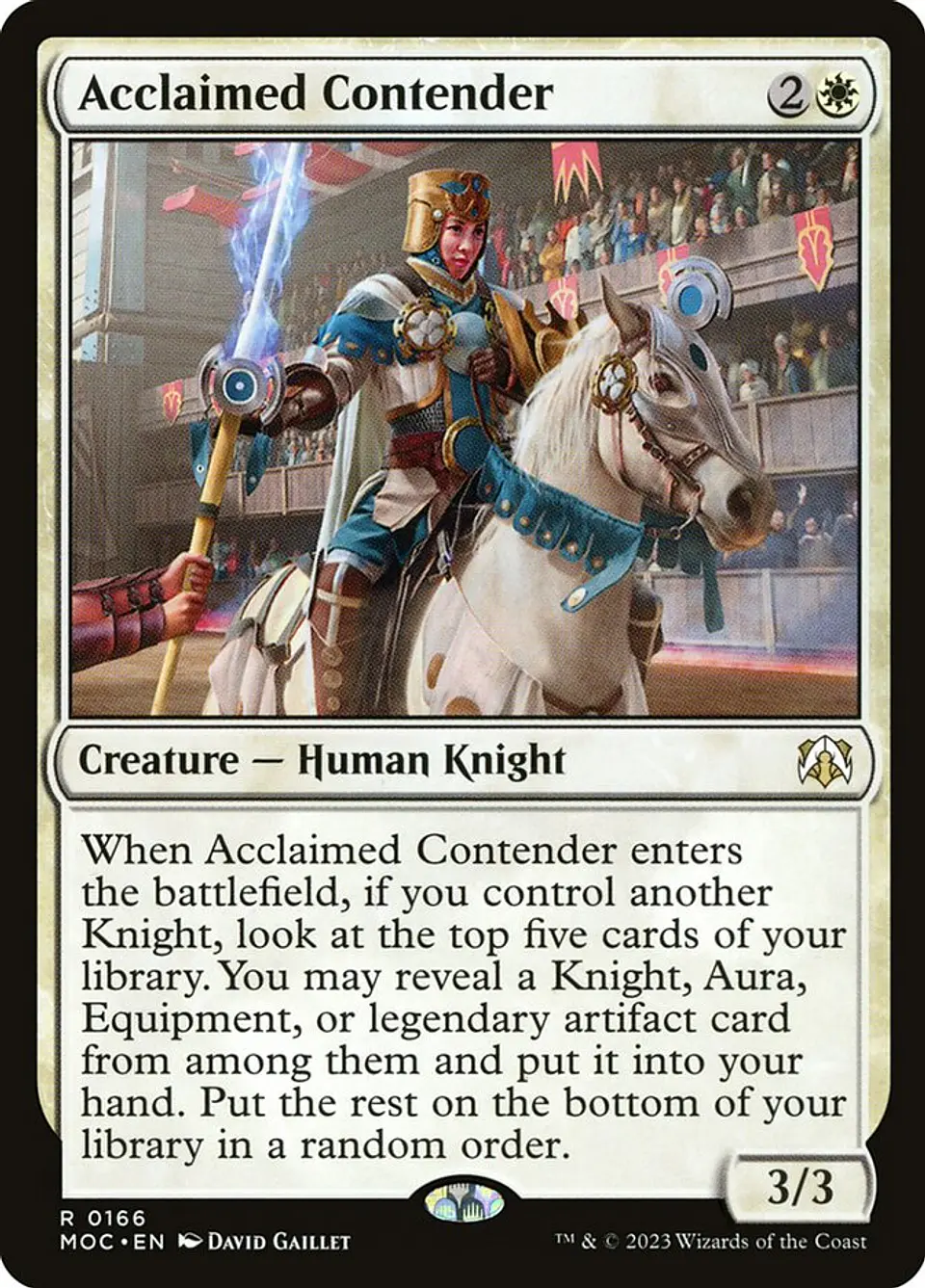 Acclaimed Contender 1