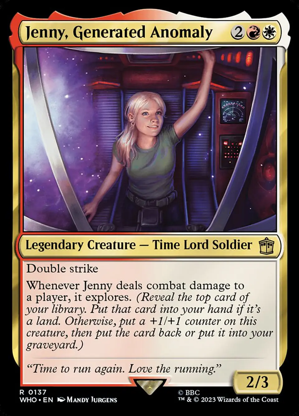 Jenny, Generated Anomaly 1