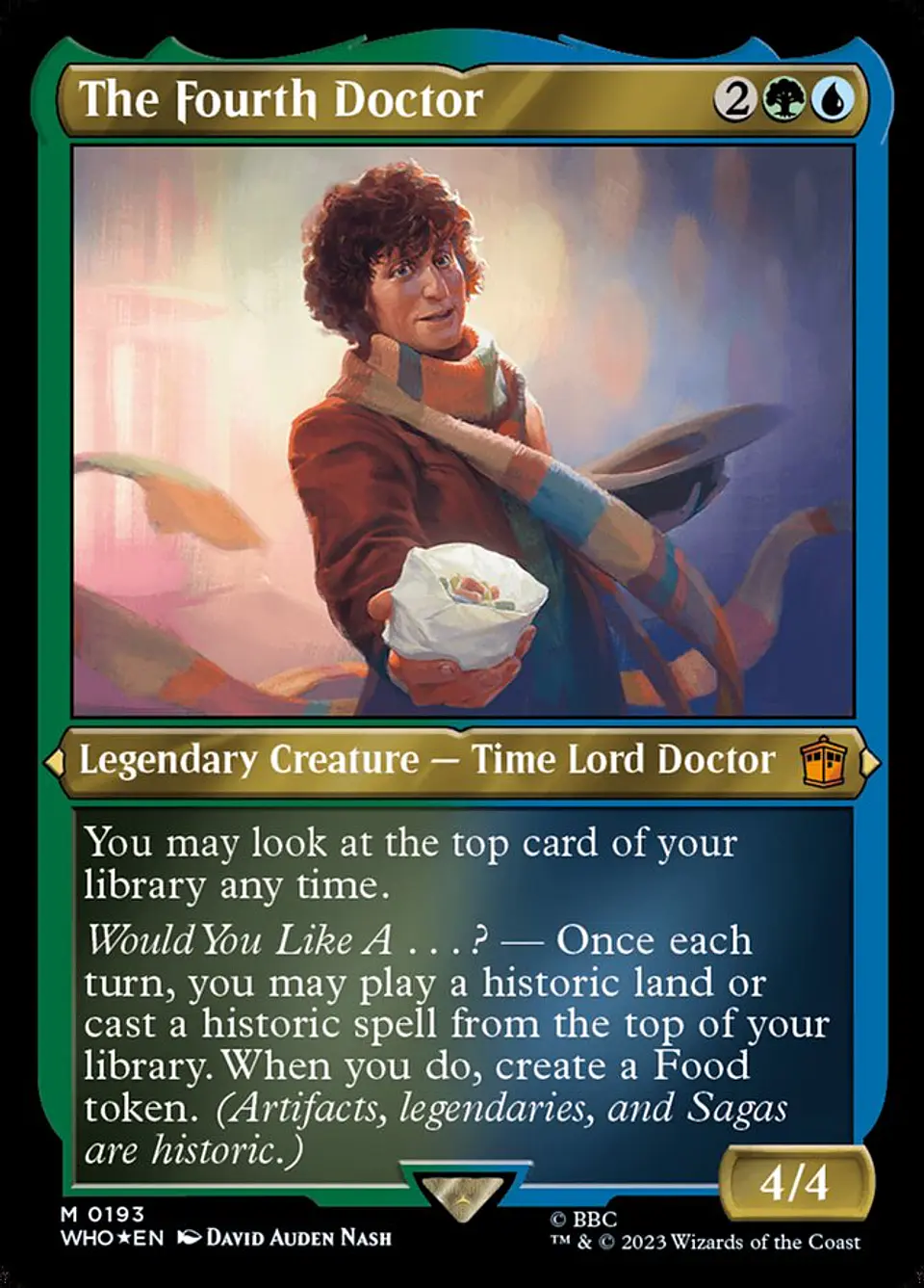 The Fourth Doctor (Carta de exhibición) 1