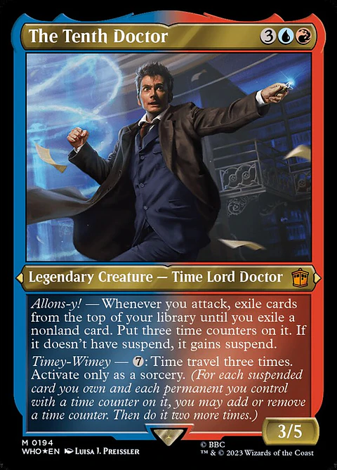 The Tenth Doctor (Carta de exhibición)