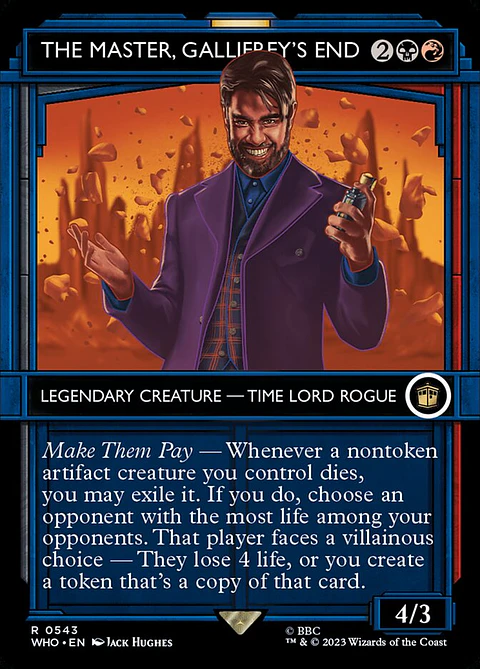 The Master, Gallifrey's End (Borderless)