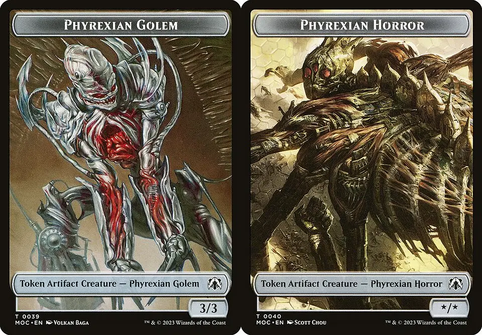 Phyrexian Golem // Phyrexian Horror 1