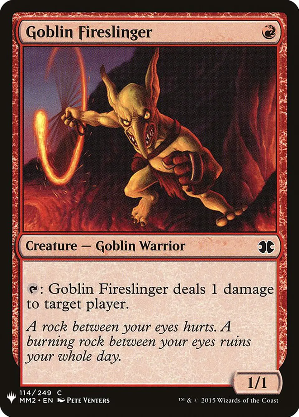Goblin Fireslinger (The List) 1