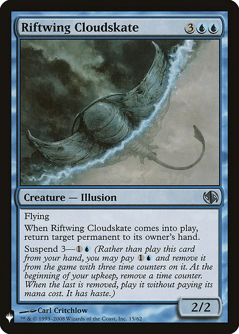 Riftwing Cloudskate (The List)