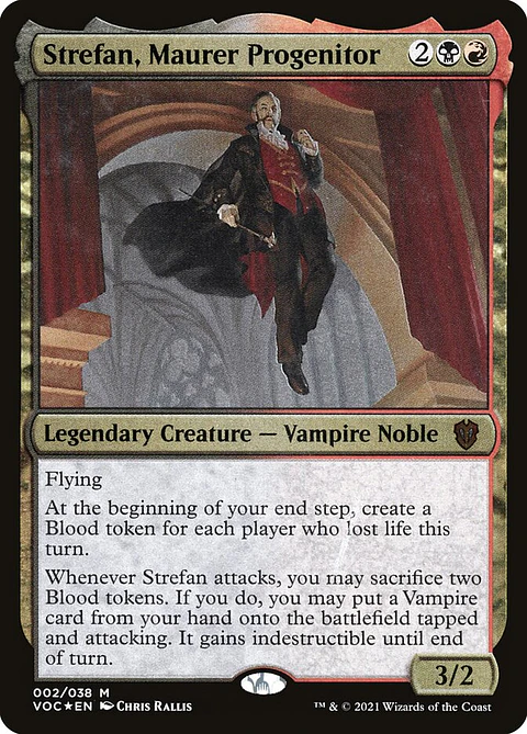 Strefan, Maurer Progenitor (Carta de exhibición)