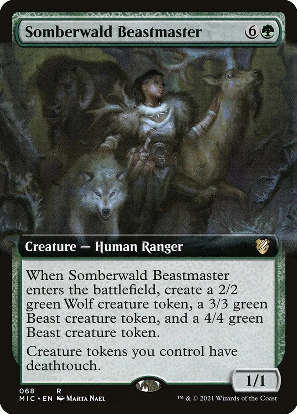 Somberwald Beastmaster (Extended Art) 1