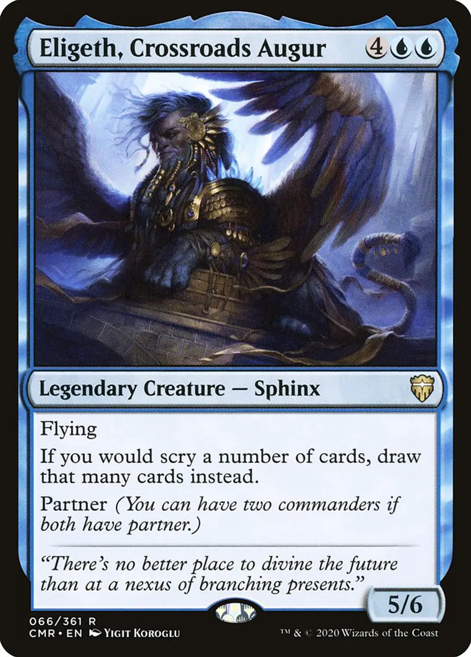 Eligeth, Crossroads Augur 1