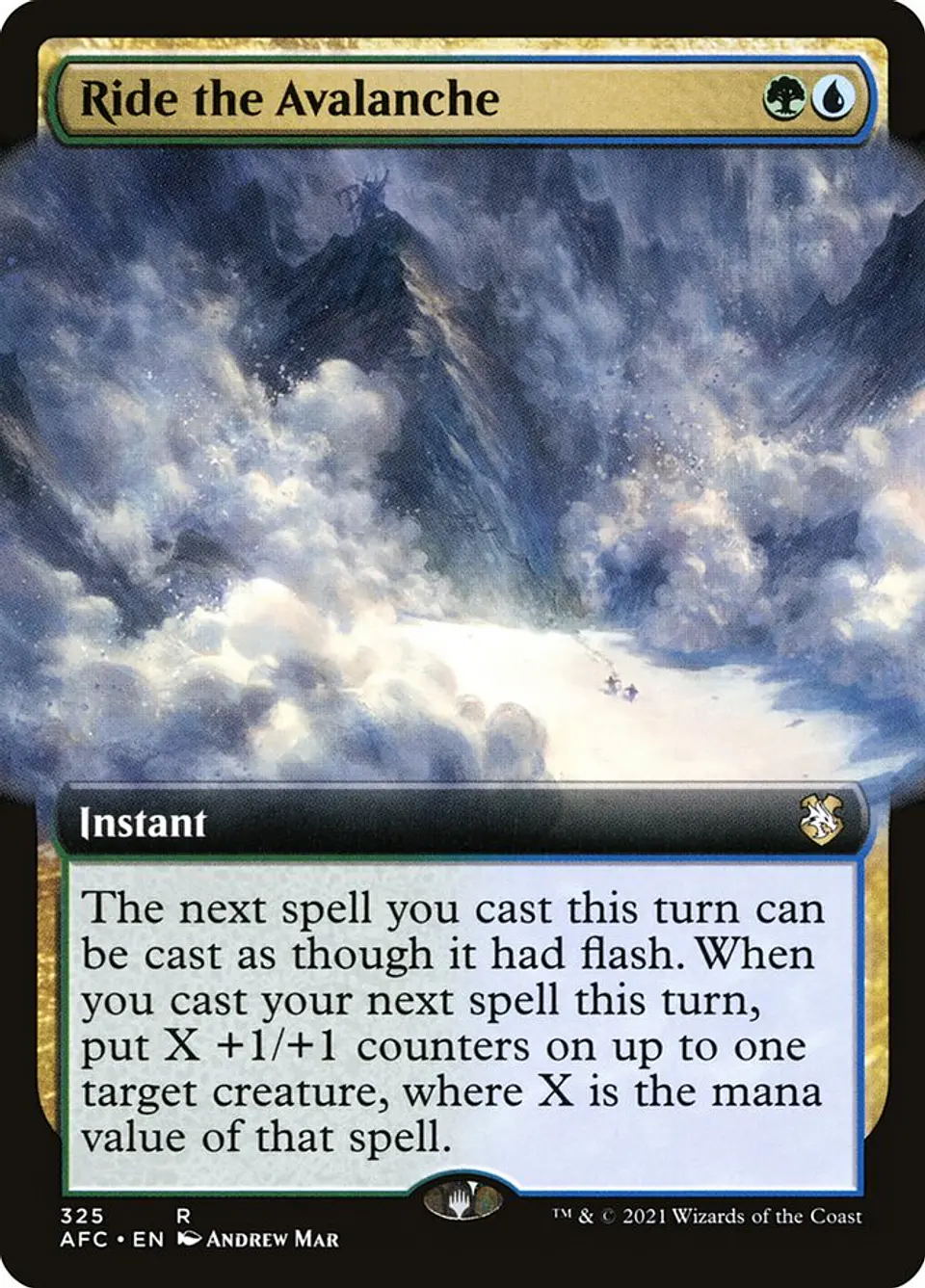 Ride the Avalanche (Extended Art) 1