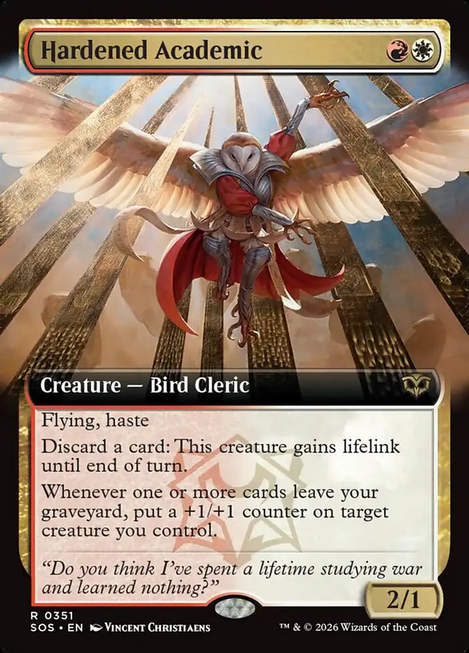 Hardened Academic (Extended Art) 1