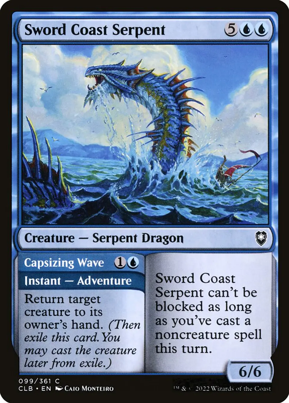 Sword Coast Serpent // Capsizing Wave 1