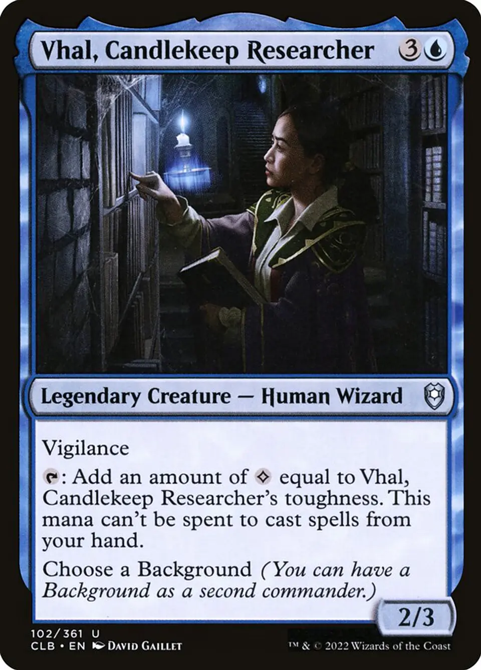 Vhal, Candlekeep Researcher 1