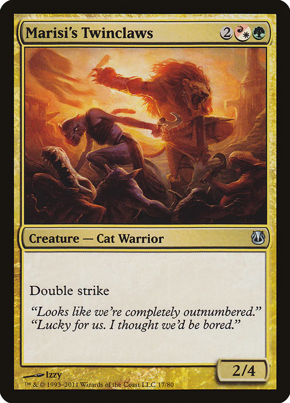 Marisi's Twinclaws 1