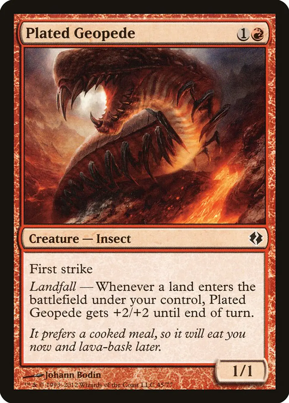 Plated Geopede 1