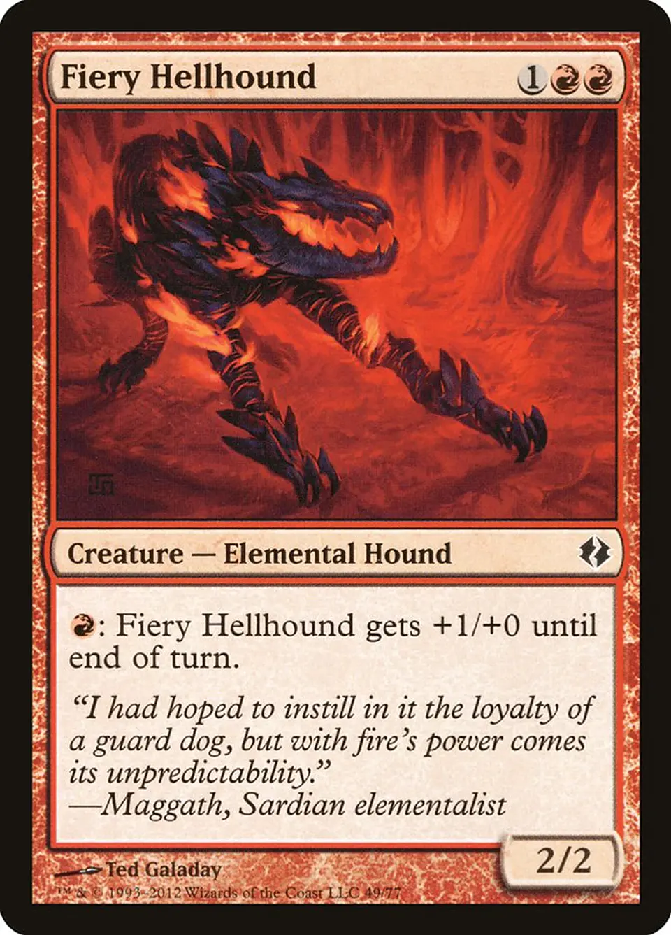 Fiery Hellhound 1