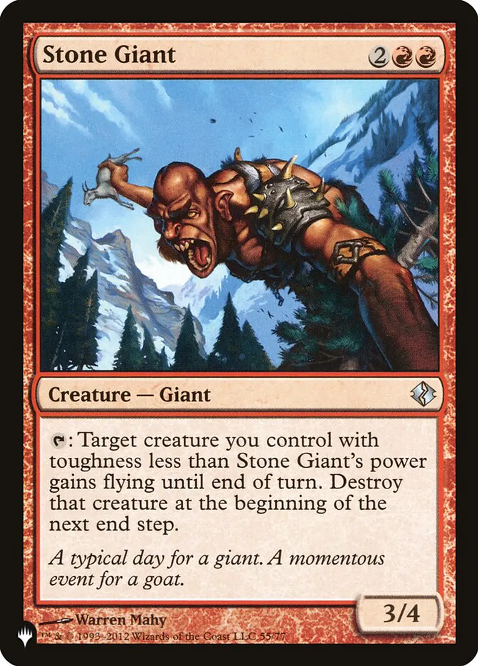 Stone Giant (The List) 1
