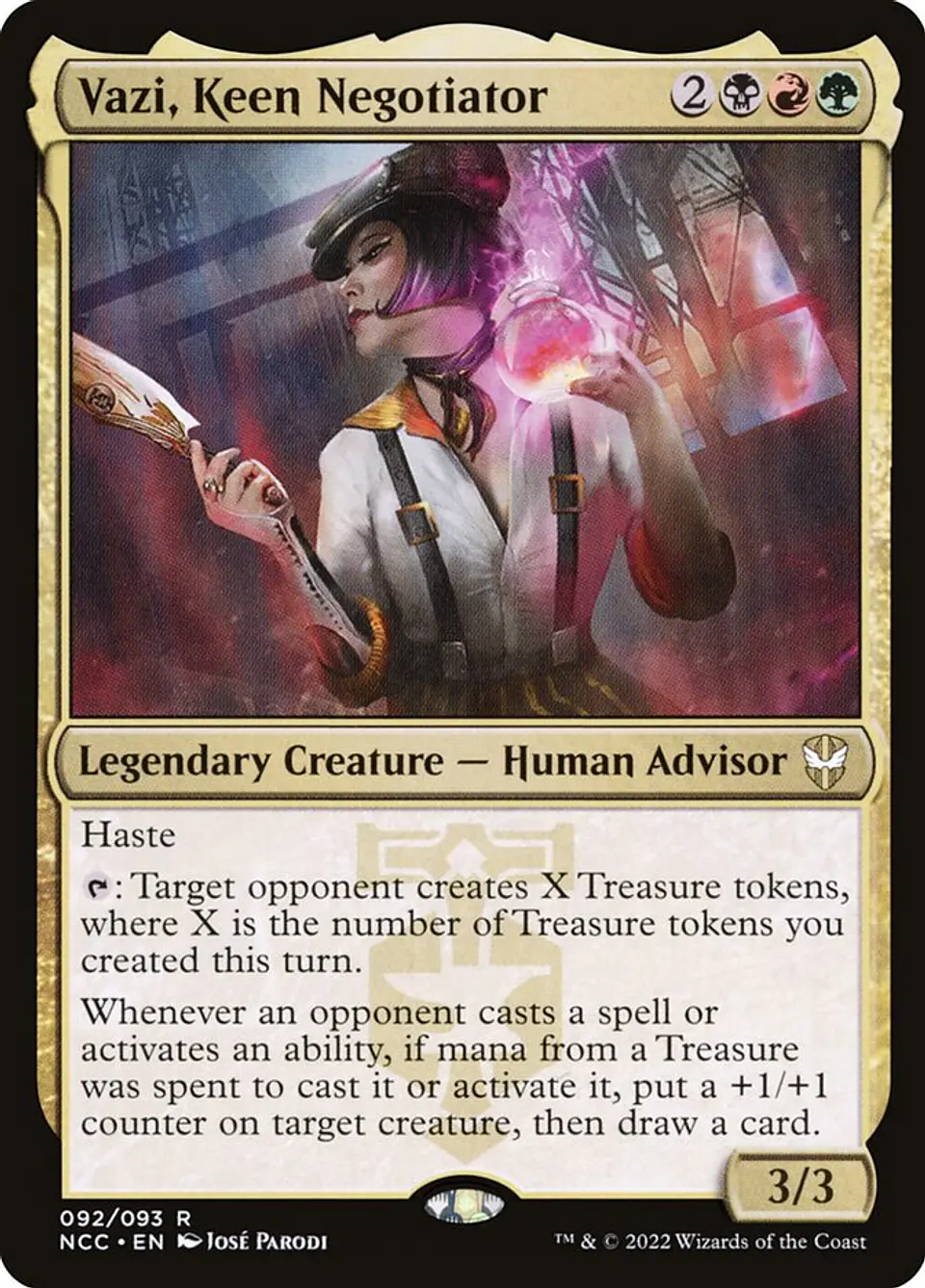 Vazi, Keen Negotiator 1