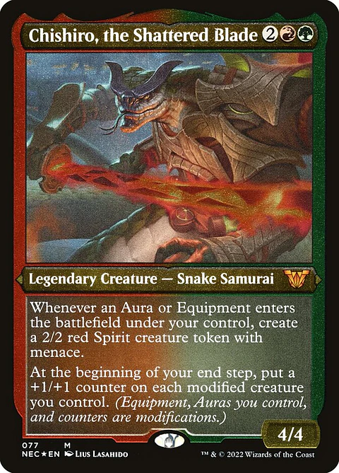 Chishiro, the Shattered Blade (Carta de exhibición)