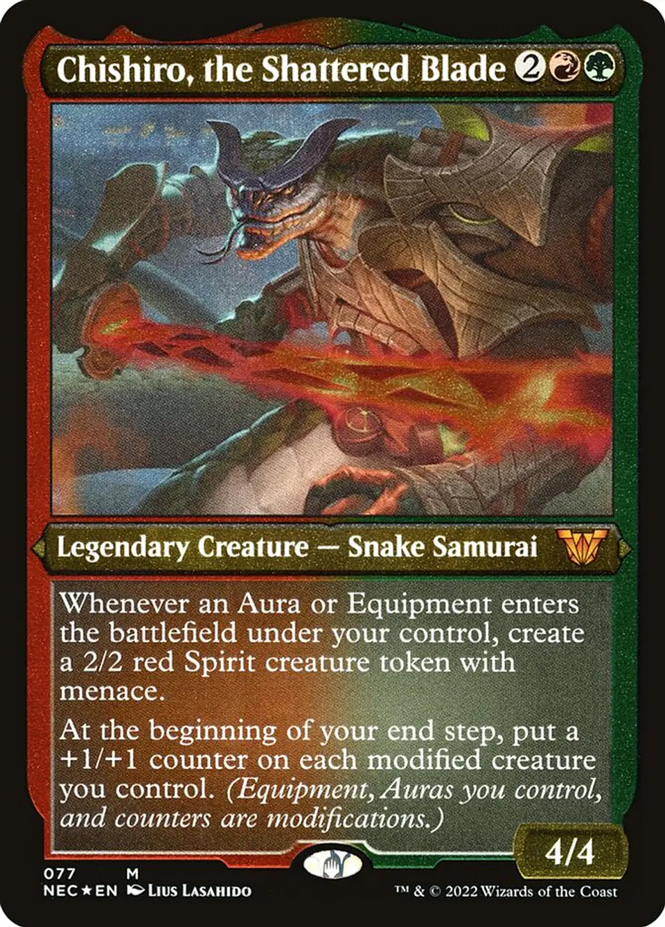Chishiro, the Shattered Blade (Carta de exhibición) 1
