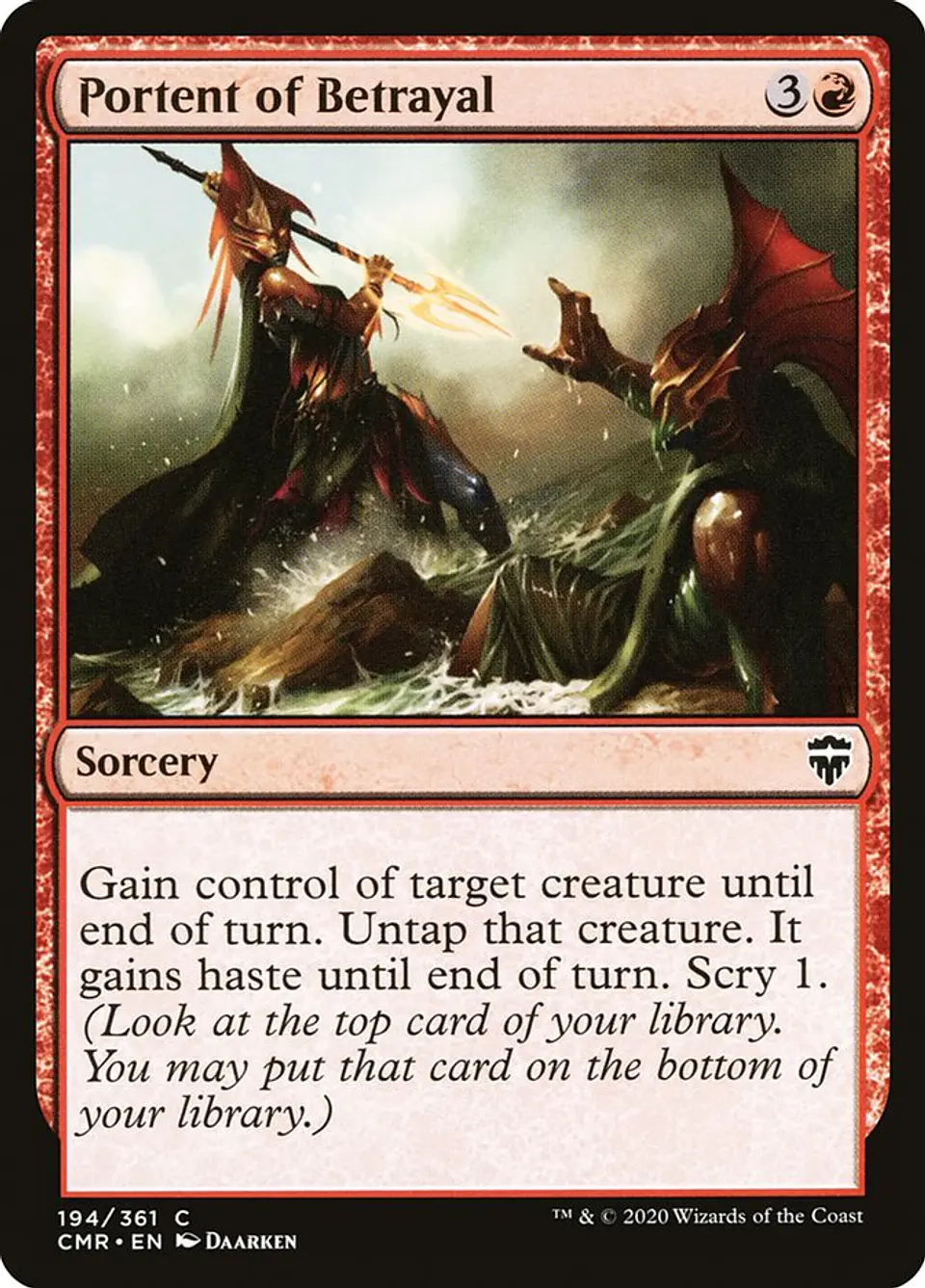 Portent of Betrayal 1