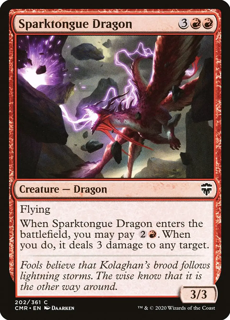 Sparktongue Dragon 1