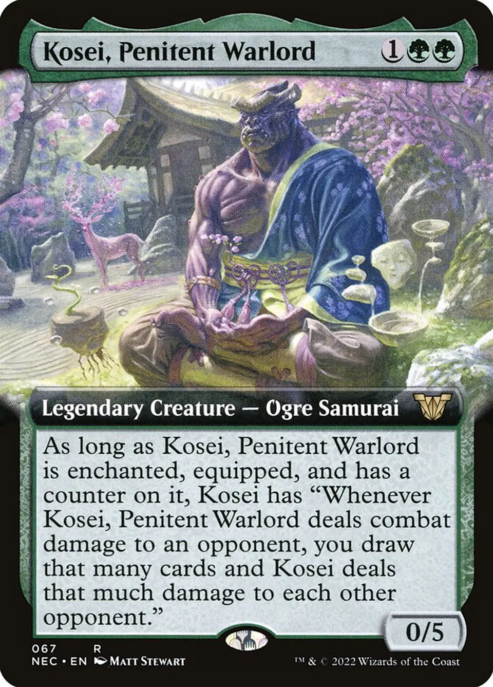 Kosei, Penitent Warlord (Extended Art) 1