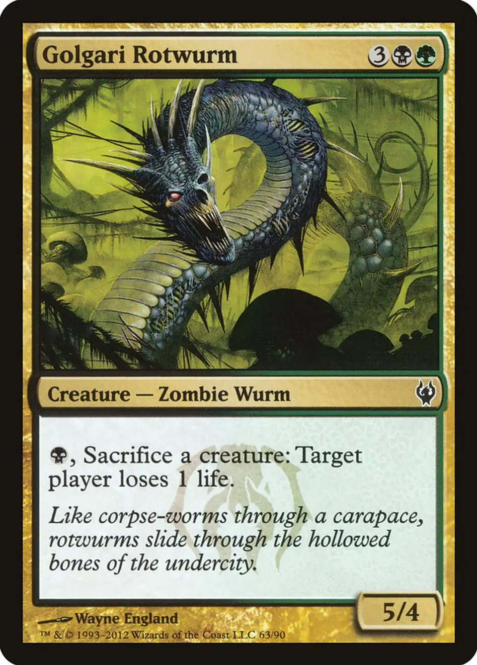 Golgari Rotwurm 1