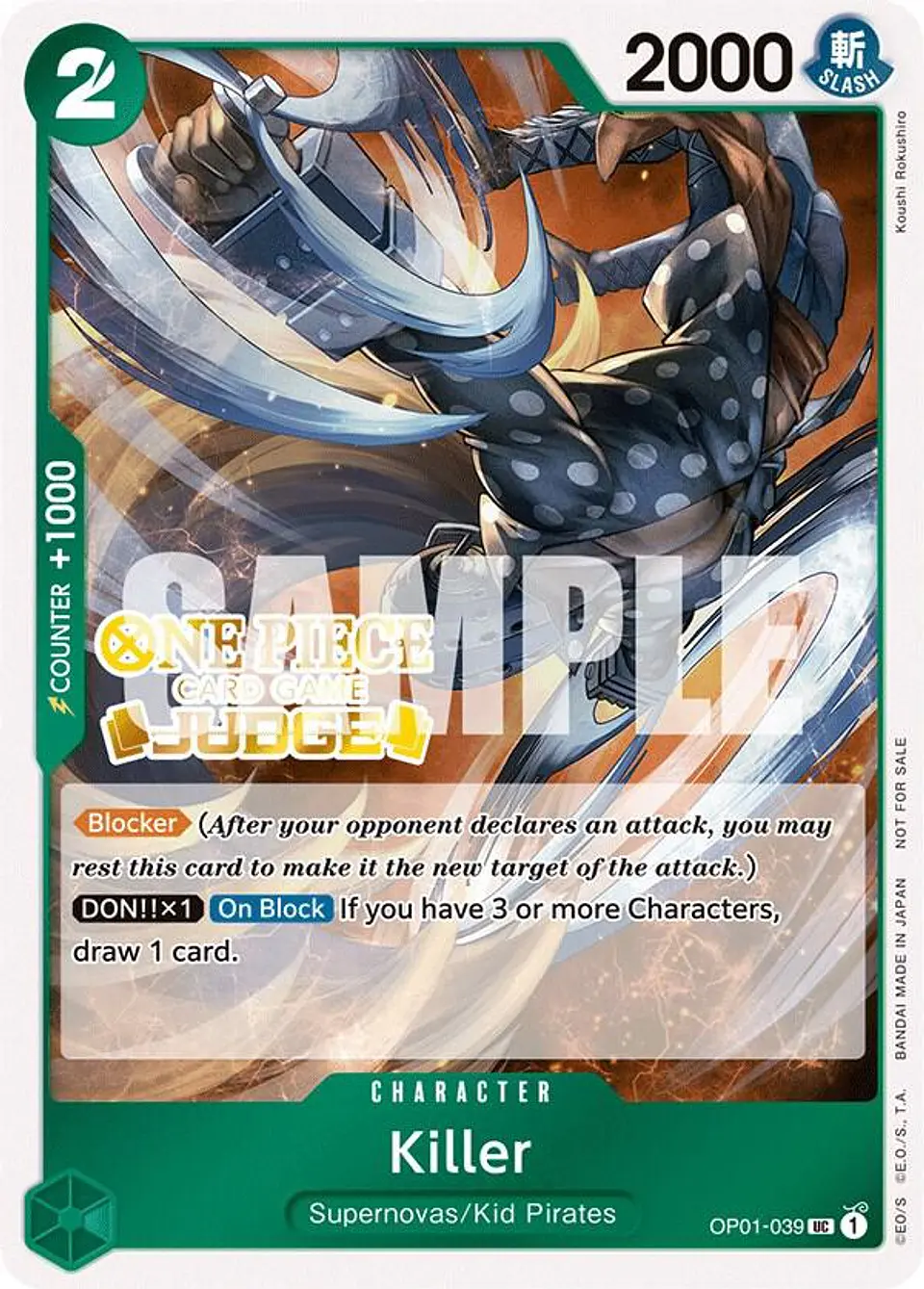 Killer (Judge Pack Vol. 3) 1