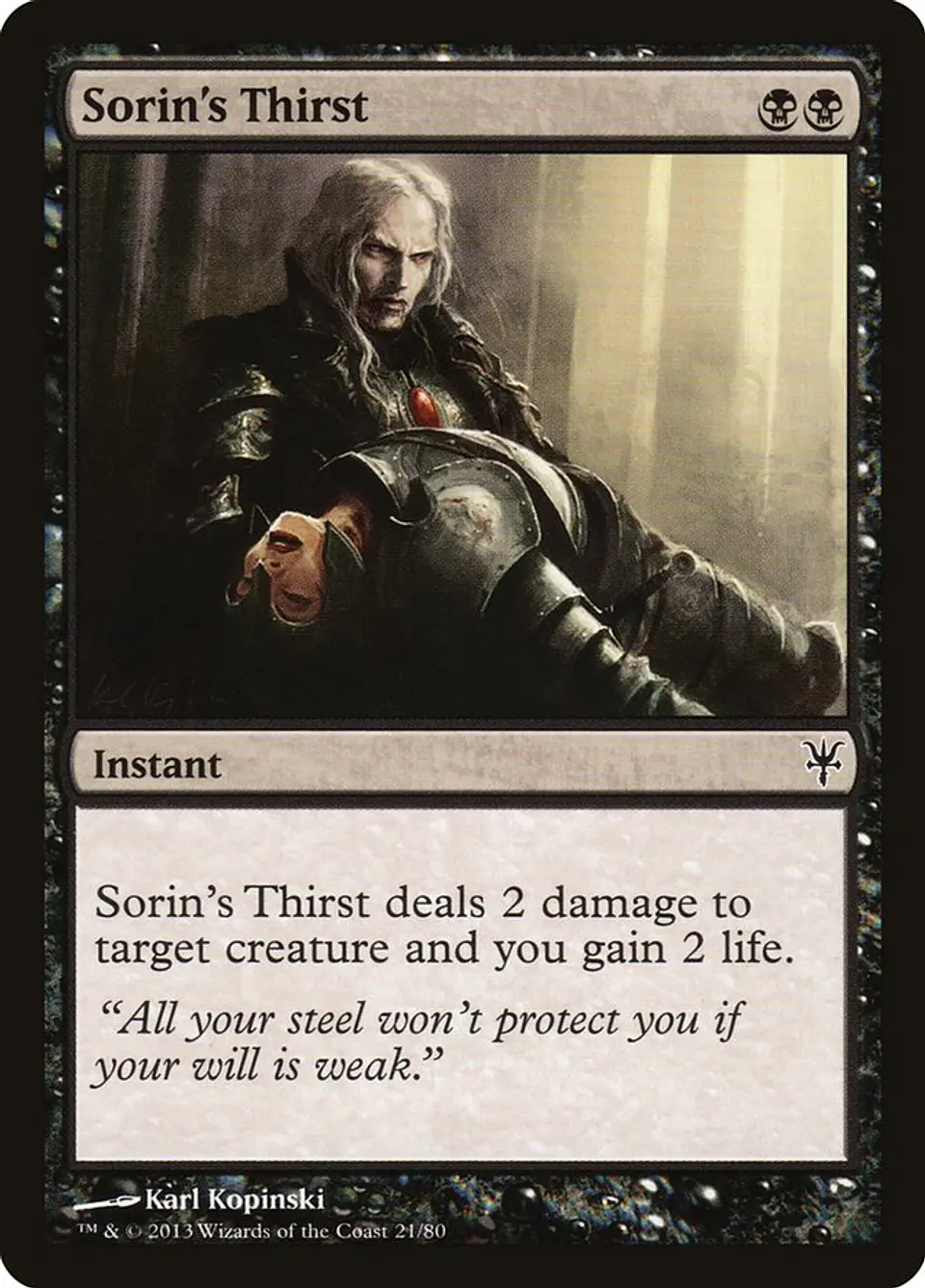 Sorin's Thirst 1