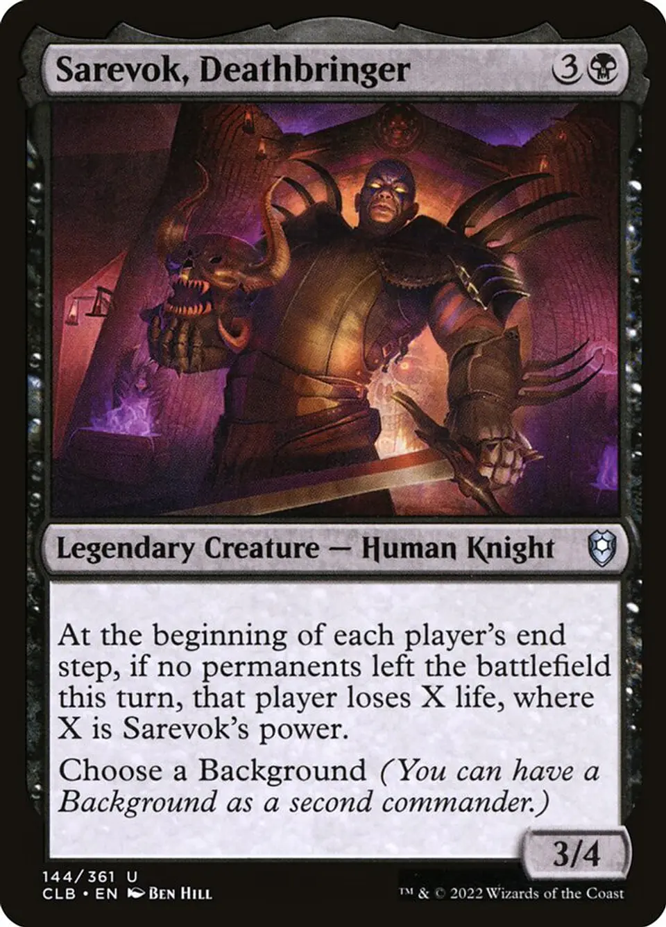 Sarevok, Deathbringer 1
