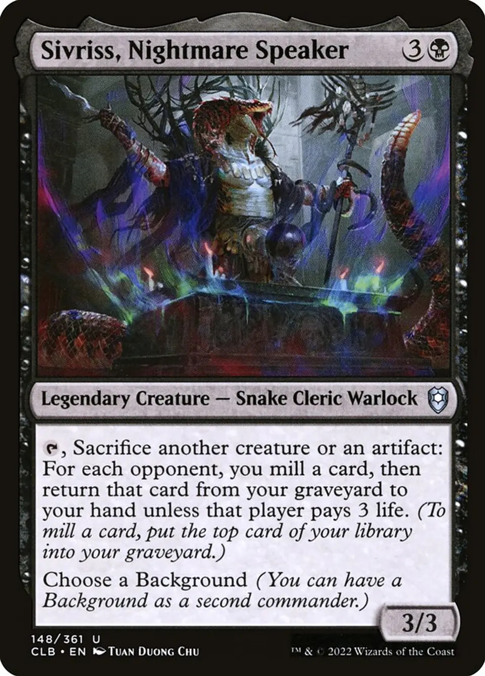 Sivriss, Nightmare Speaker 1