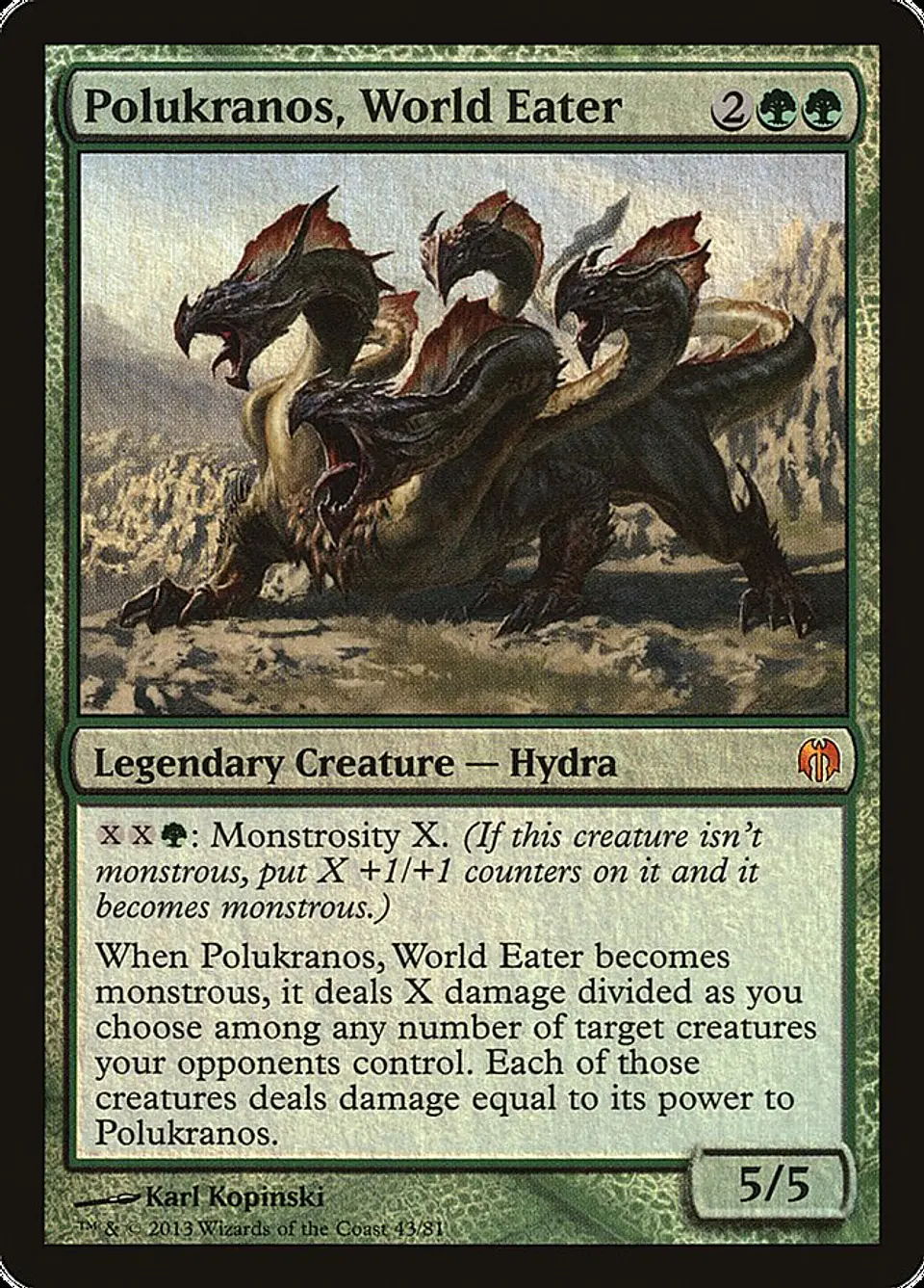 Polukranos, World Eater 1