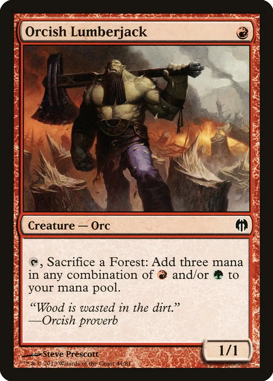 Orcish Lumberjack 1