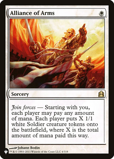 Alliance of Arms (The List)