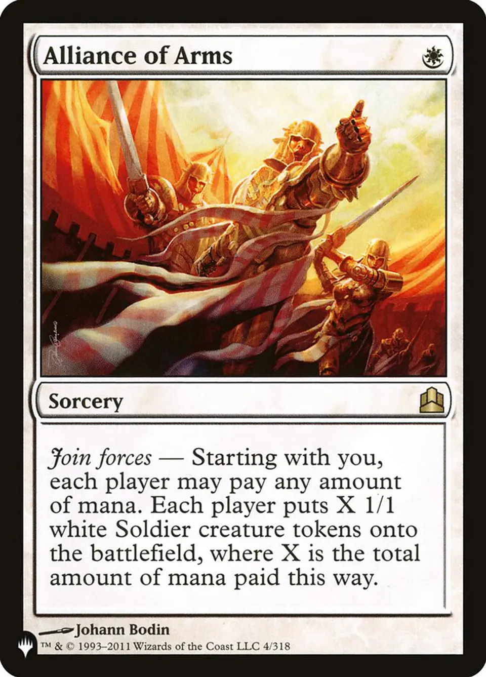 Alliance of Arms (The List) 1