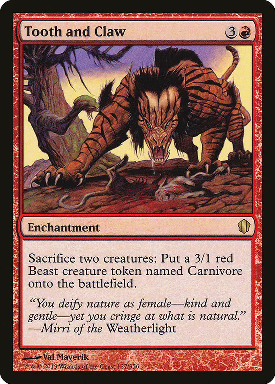 Tooth and Claw 1