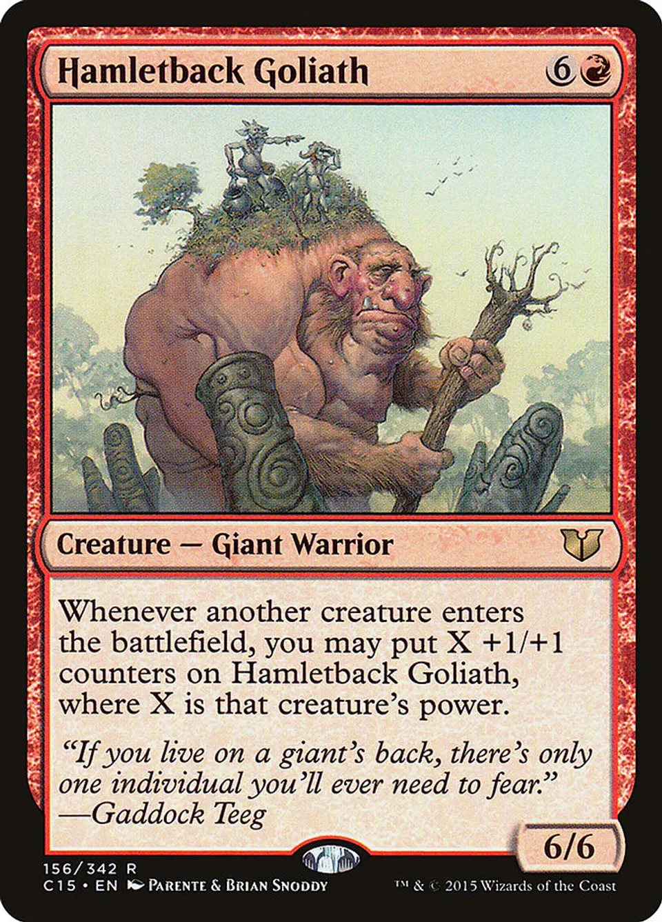 Hamletback Goliath 1