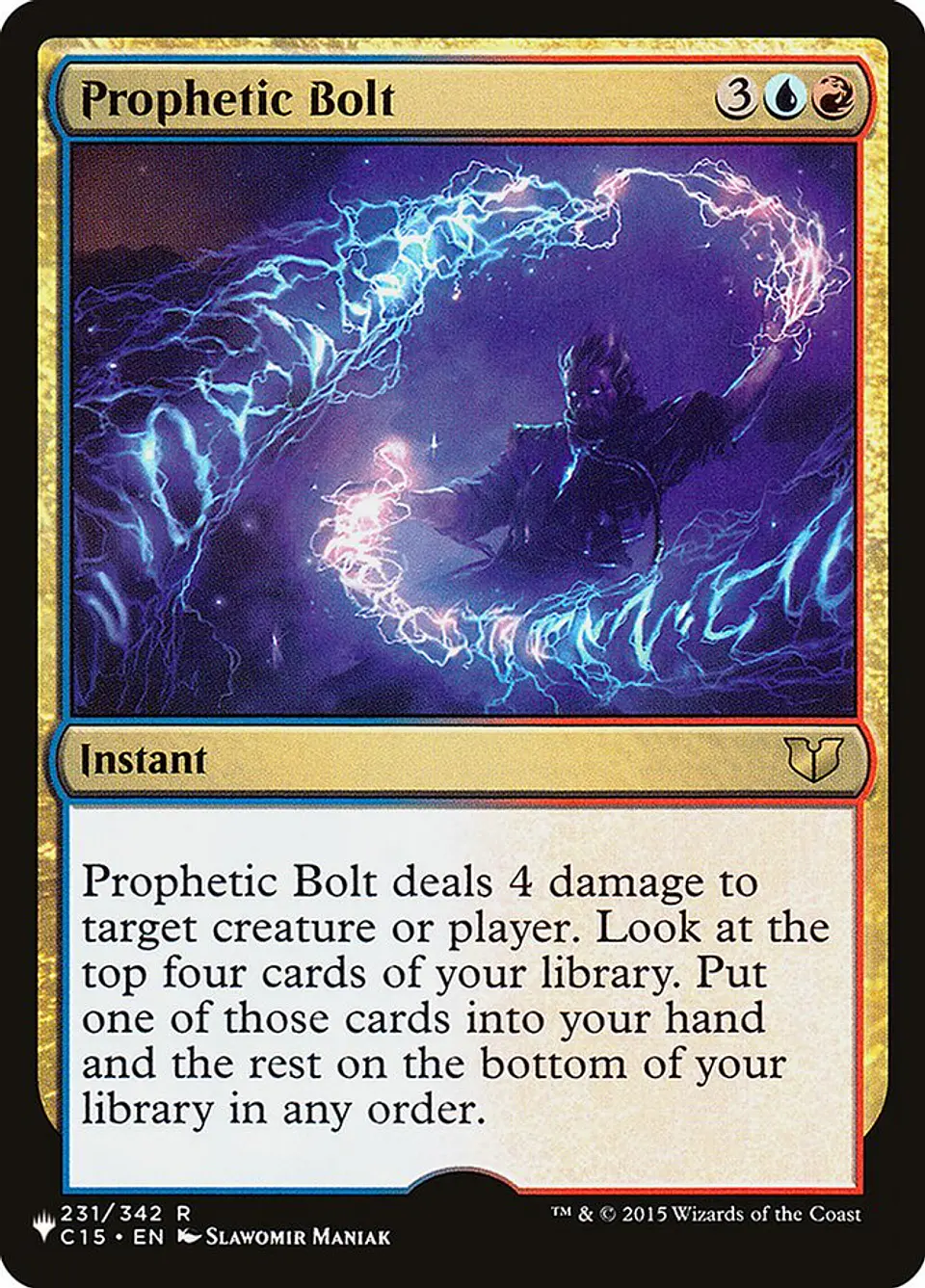 Prophetic Bolt (The List) 1