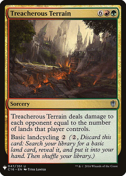 Treacherous Terrain (The List)