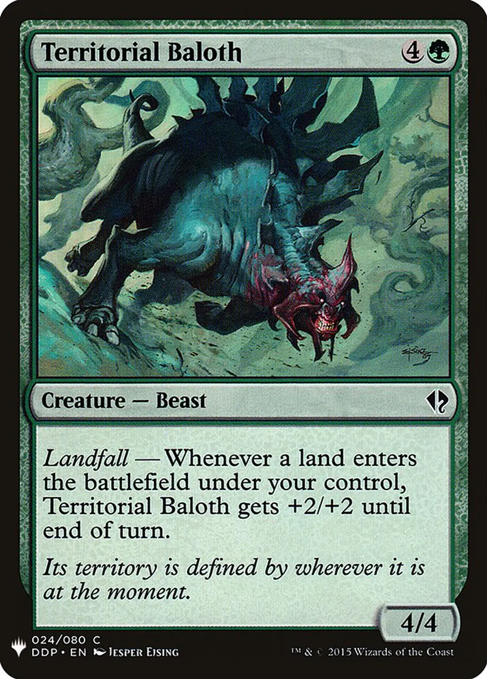 Territorial Baloth (The List) 1