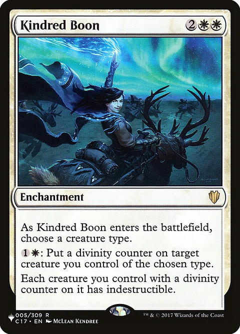 Kindred Boon (The List)