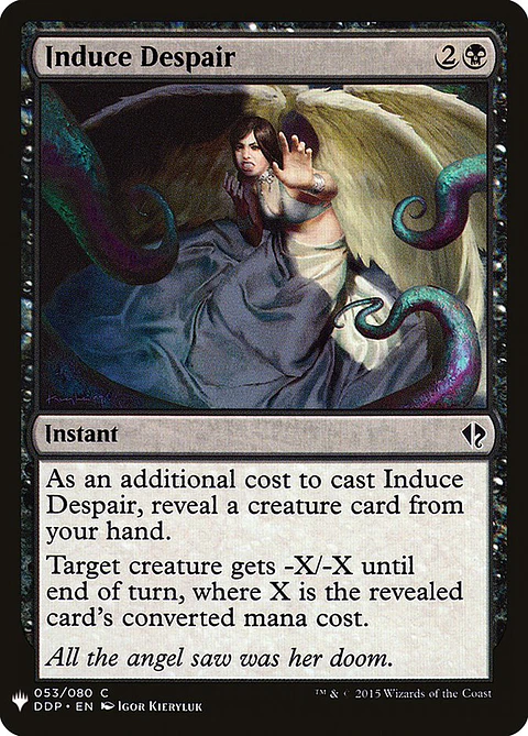 Induce Despair (The List)