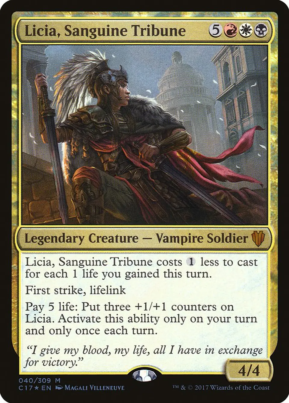 Licia, Sanguine Tribune 1
