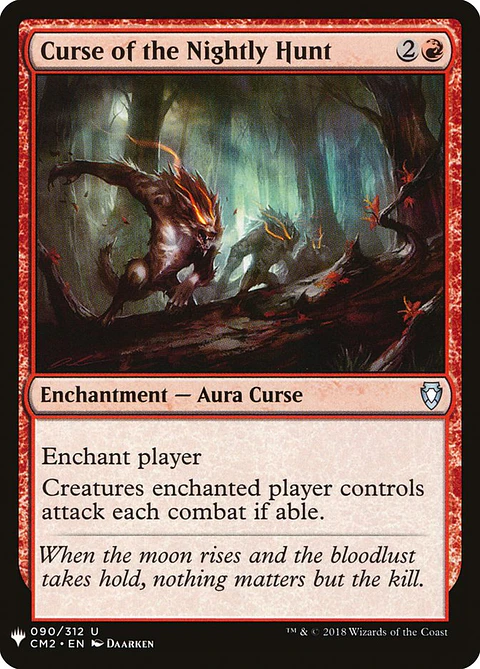 Curse of the Nightly Hunt (The List)