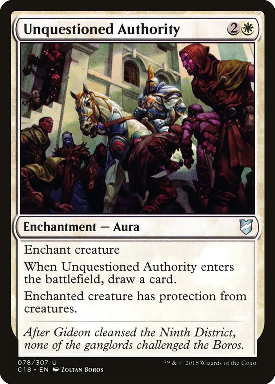 Unquestioned Authority 1