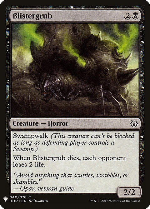 Blistergrub (The List)